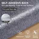 15PC Stair Treads Non-Slip Washable Peel and Stick Stair Treads for Wooden Steps Indoor Reusable Stair Carpet Treads Adhesive Stair-Runner Rugs for Kids and Dogs Elder8"x30" Gray