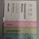 Dew Well - Deodorant Wipes Variety 50 Pack (Mint, Rose, Cucumber)