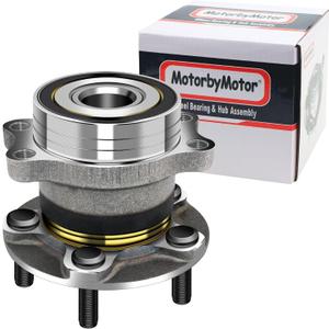 MotorbyMotor 512518 Rear Wheel Bearing and Hub Assembly with 5 Lugs Fit for Subaru Forester, Crosstrek, Impreza, XV Crosstrek Low-Runout OE Directly Replacement Wheel Hub Bearing Assembly