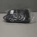 Craft And Party 10 Pack Black Spandex Folding Chair Covers, Stretch Polyester Slipcovers for Wedding, Party & Dining Chairs  Flat Front Design, Universal Fit