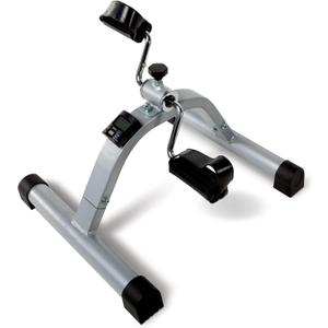 Marcy Under Desk Mini Pedal Leg and Arm Exercise Cycle with Adjustable Magnetic Resistance Physical Therapy Leg Exercisers (One Size, Black)