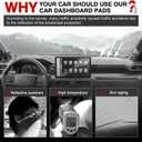Autorder Dashboard Cover Mat for Toyota 4Runner 2025 2026 / Toyota Tacoma 2024 2025 2026 Accessories Dash Cover Upgrade Velvet Dash Mat Sunshade Glare UV Rays Protector