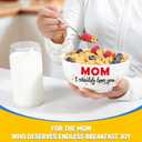 Unique Mom Birthday Gifts from Daughter Son, Mom I Cerealsly Love You, Funny Moms Gift Ideas for Christmas from Kids, Best Moms Ever Gifts, Cereal Bowl Presents Box