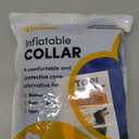 BENCMATE Inflatable Dog Cone Collar Alternative, Soft Dog Cone for Small Medium Large Dogs and Cats, Neck Recovery ECollar Donut Collar After Surgery (Large, Blue)