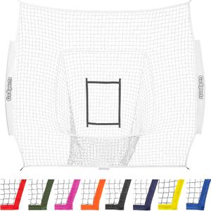GoSports Replacement 7 x 7 ft Baseball Net - NET ONLY - Frame NOT Included - Choose Your Color (White)