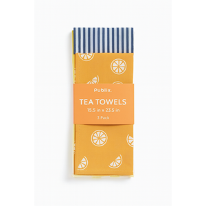 2 CT Tea Towels 15.5" x 23.5"  3 Pack