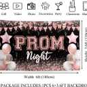 Prom Decorations Class of 2026 Congratulations Congrats Grad Banner Graduation Party Decorations Pink Prom Night Party Decorations