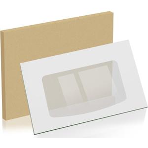 UPGRADED WB57K10110 Outer Oven Door Glass Compatible with GE Stove Exterior Door Glass 29.6" x 18.7" WB57K10109 Range Oven Door Outer Panel Replacement EGR2000EM JGBP28DEM JGBP33DEM JGBS23DEM