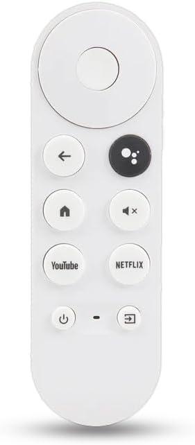 G9N9N Replacement Voice Remote Control for Google Chromecast 4K Snow Snow Streaming Media Player GA01409-US GA01919-US GA01920-US GA01923-US GA02463-US GA02464-US (Remote Control ONLY)