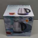 Chefman Stainless Steel Electric Kettle w/ 360 Swivel Base, Auto Shut Off & Boil Dry Protection, BPA-Free Interior and Cool-Touch Handle, 7+ Cup Capacity, 1.7 Liter, 1500W