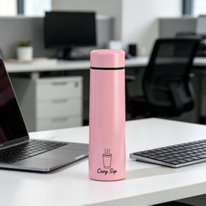 Slim Stainless Steel Insulated Water Bottle,Vacuum Bottle, 10 OZ, Slim Design, Leak-Proof, BPA Free, Hot & Cold,Sports Water Bottle for Purse,Pocket, Ideal for Coffee, Tea, Water (Pink)