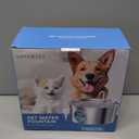 Dog Water Fountain for Large Dogs: 7L/236oz/1.8G Dog Fountain Stainless Steel - Big Cat Drinking Fountain Indoor - Super Quiet Water Fountain for Dogs Inside - for Large Dog Cats & Multi-Pet Home