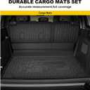 Cargo Liner & Backrest Mat for Ford Bronco 2021-2026 4-Door