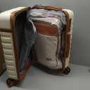 UKEIN Luggage Sets 3 Piece, Carry On Luggage 20In With Spinner Wheels,PC Hardside Suitcase Set with TSA Lock,Durable Carry On Suitcase With Travel Backpack for Men (Beige, 3 piece set (20inch))