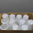 Mimorou 24 Pcs Composite Plastic Flower Vase Ceramic Look Decorative White Unbreakable Plastic Vases for Flower Centerpieces for Living Room Table Home Decor(Stylish Style)