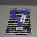 ZESICA Womens Striped Long Sleeve Tops Oversized Sweatshirt V Neck Loose Fit Tunic Tops Spring Casual Blouses (Black, S)