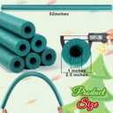 6 Pack Pool Noodles Foam 52"x2.5", Large