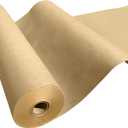 NY Paper Mill Brown Kraft Paper 17.50" x 2400" (200 feet) Jumbo Roll, Ideal for Gift Wrapping, Art & Craft, Postal, Packing, Shipping, Floor Covering, Parcel, Table Runner, 100% Recycled Made in USA (1 Count (Pack of 1))