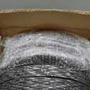 Uiifan 50 Pcs Silver Charger Plates Bulk 13'' Antique Plastic Chargers, about 13 inches in diameter