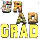 Grad Set Cardboard Letter for Charcuterie Gold Graduation Letter Trays for Food Fillable Letter Tray Chocolate Candy Cake Box for High School College Masters Graduate Party Decorations Supplies