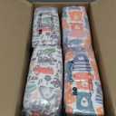 The Honest Company Comfort Dry Disposable Daytime Diapers for Sensitive Skin, Hypoallergenic, Beary Cool + Big Trucks, Super Club Box Size 6 (35 lbs), 68 Count