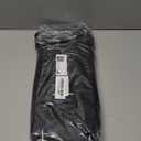 StorageWorks Narrow Storage Bins, Small Basket for Closet and Shelves, Fabric Organizer with Handles, Toilet Paper Storage, Black, 2-Pack (15"L x 6"W x 5"H)