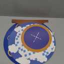 Geelin 4 Tier Gold Ring Cartoon Round Cupcake Stand Birthday Decoration Animals Forest Ring Tray Cake Stand Decorations for Birthday Party Baby Shower Supplies (Blue)