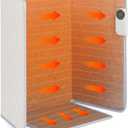 Under Desk Warmer Portable Space Heater, Leg Warmer Foot Warmer for Office & Home, Whisper Heat Foldable Energy Efficient With Thermostat Timer Auto Shut Off