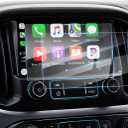 Karltys [Upgrade 2 Pack Screen Protector for [No Glare & Fingerprint] Tempered Glass 2015-2022 Chevy Colorado /2015-2021 Silverado /2015-2020 Suburban /2015-2020 Tahoe 8-Inch