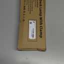 LED Desk Lamp with Clamp, Eye-Caring Clip on Lights for Home Office, 3 Modes 10 Brightness, Long Flexible Goose-Neck, Metal, Swing Arm Architect Task Table Lamps with USB Adapter, Black