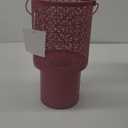 HD Designs Outdoors Metal Stamp Pattern Lantern - Red, 10 in 