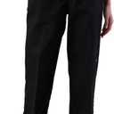 Dickies Womens Loose Fit Double Knee Work Pants (Black, 6/28 Short)