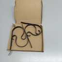 Christmas Stocking Holders for Mantle Set 4, Scratch-Free Christmas Stocking Holders for Fireplace Mantle,Multi-uses Stocking Hooks for Mantle,Mantel Stocking Holders Clip for Xmas Party Decorations (Nickel-4 Pack)