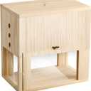 Qualirey 1 Pack Carpenter Bee Trap for Outside, 2 in 1 Catch & Release Wood Bee Traps Outdoor Hanging, Wood Boring High Capacity External Bees Vault, Defender Trap for Bees Catching