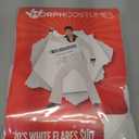 Morph Saturday Night Disco Costume Men 70s White Leisure Suit for Men 70s Fever Outfit Halloween Costumes For Adults (X-Large)