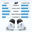 Comply TrueGrip MAX | Premium Memory Foam Replacement Earbud Tips for Samsung Galaxy Buds4 Pro & Buds3 Pro | Long-Lasting Comfort, Secure Fit, Noise Isolation | Black (Large) (3 Pairs)