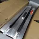 VNN Portable Wheelchair Ramp 5FT, Seamless Non-Slip Aluminum Ramps for Wheelchairs for Home, Handicap Wheelchair Ramps for Home Steps, Aluminum Loading Dock Plates, Black