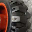 5 Inch Outdoor Heavy Duty Casters Wheels Set of 4, Sturdy Large Rubber Casters with Brake, Industrial Grade Plate Swivel Castors 1080 LBS with Knobby Tread for Workbench, Cart, Chicken Coop