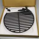 13" Cast Iron Cooking Grid for S/MiniMax Big Green Egg Accessories, Round Grill Grate Grids for BGE or Other Same Size Charcoal Grill