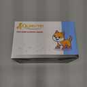 QUMY Dog Shoes for Large Dogs, Medium Dog Boots & Paw Protectors for Winter Snowy Day, Summer Hot Pavement, Water-Resistant in Rainy Weather, Outdoor Walking, Indoor Hardfloors Skid-Resistant Sole (Size 1: 1.8''x2.3''(W*L) (Pack of 4))