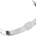 Motorcycle Lower Rear Fender Tip Trim Compatible with 2005-2017 Harley Softail Deluxe EFI FLSTNI FLSTN, Chrome
