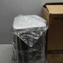 SONGMICS Trash Can, Garbage Can with Lid, 5.2-Gallon (20L) Step Trash Bin for Kitchen, Stainless Steel, Soft Close and Stays Open, Inner Bucket, Includes 15 Trash Bags, Silver ULTB543E01