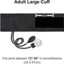 LotFancy Manual Large Blood Pressure Cuff Adult, Professional BP Cuff 13"-20", Large Adult Size Sphygmomanometer with Carrying Case and Zero Calibration for Home Use, Nursing Student, Doctor, Nurse