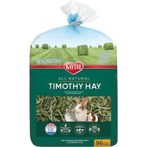 Kaytee All Natural Timothy Hay for Guinea Pigs, Rabbits & Other Small Animals, 6 Pound