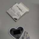 iFunyLED Car LED Interior Lights, Heart-Shaped Ambient Light for Windows, 5 Lighting Modes, Charging Through Type-c and Solar Energy, Car Decorations for Women Men, Pack of 1, (Ice Blue)