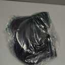 Bonve Pet Double Dog Food Bowls Stainless Steel & Water Dish with No-Spill and Non-Slip Silicone Mat, Removable Puppy Feeder Bowls for Small Medium Size Cat Dogs Kitten 14oz Black