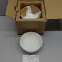 DOWAN 22 OZ White Ceramic Bowls Set of 4 - Perfect for Soup Bowls for Kitchen, Cereal Bowl, Ramen Bowl, Microwave Safe for Oatmeal, Fruit,Salad and Rice Bowl - Dishwasher & Microwave Safe