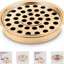 (Cup Tray) Gold Premium Communion Trays for Churches | Stainless Steel Communion Ware Set, Supplies | 40 Cup Tray