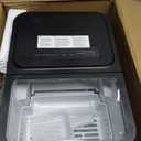 Silonn Ice Maker Countertop, 8 Cubes in 6 Mins, 26.5lbs/24H, Self-Cleaning