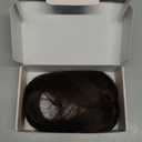 S-noilite Human Hair Topper with Bangs 3603D Cover Toppers Hairpieces for Women Bangs Hair Clip Mocha Brown 12inch